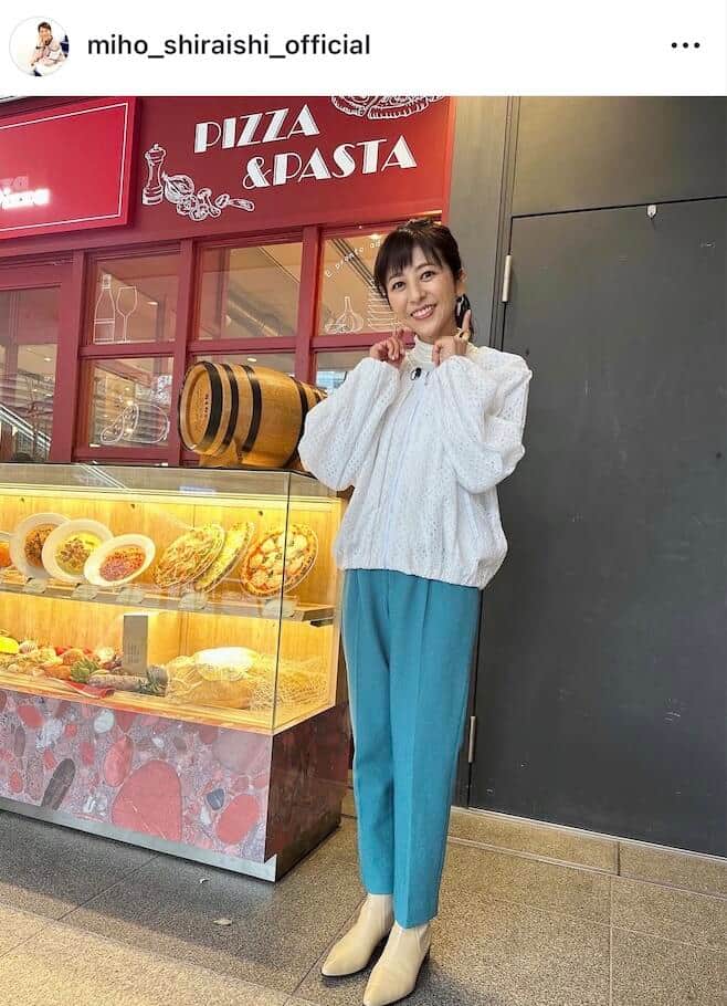 白石美帆さんのインスタグラム（＠miho_shiraishi_official）より