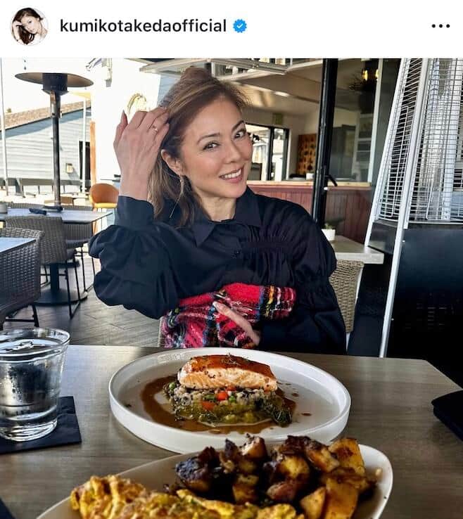 武田久美子さんのインスタグラム（＠kumikotakedaofficial）より