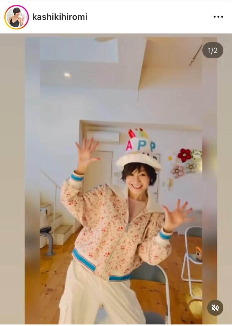 樫木裕実さんのインスタグラム（＠kashikihiromi）より