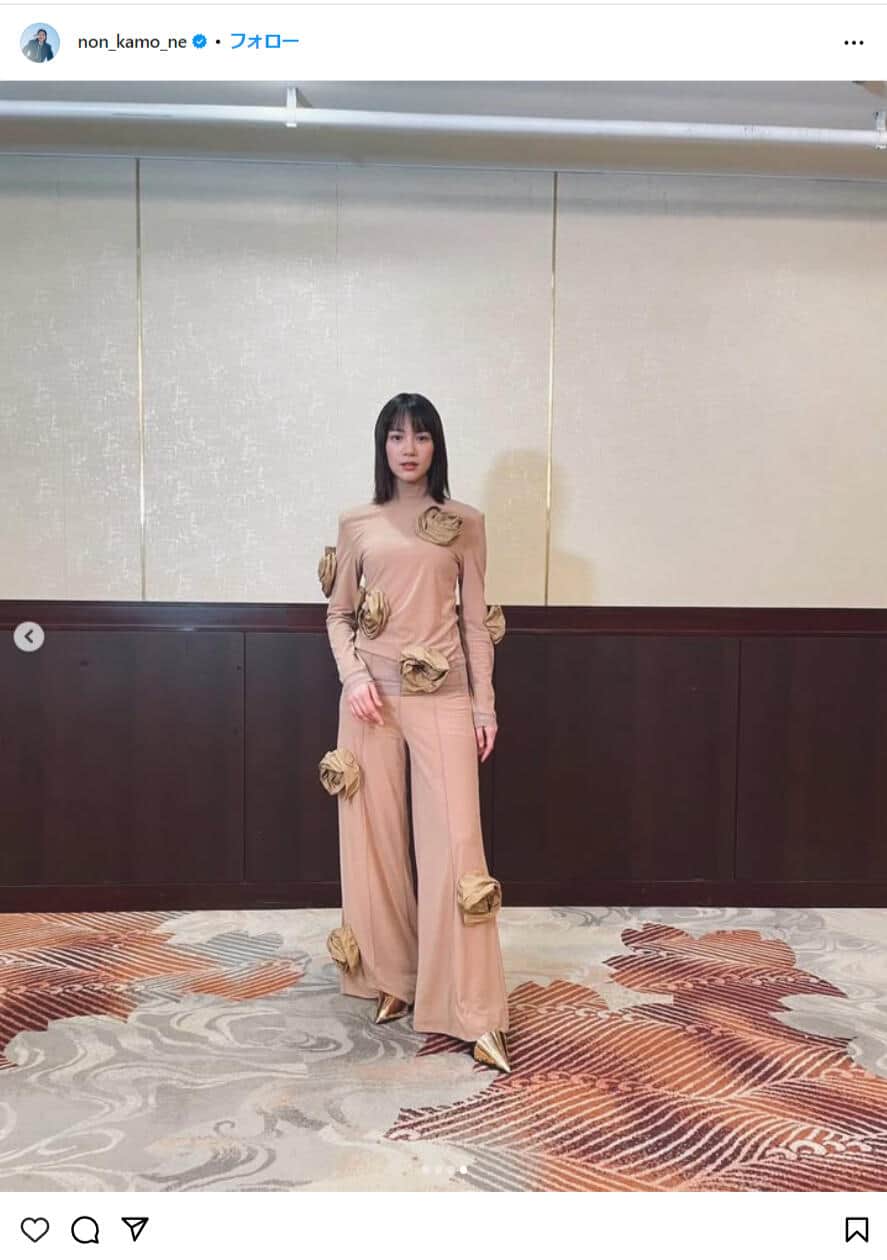 のんさんのインスタグラム（＠non_kamo_ne）より