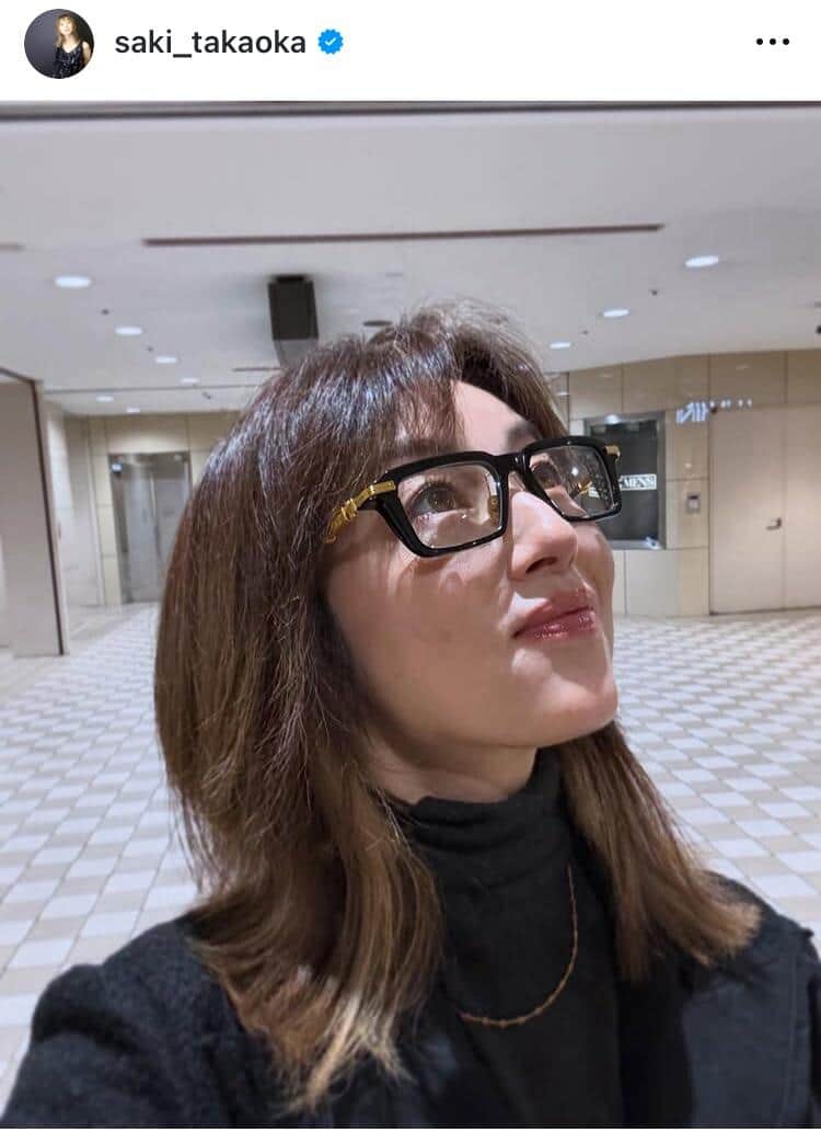 高岡早紀さんのインスタグラム（＠saki_takaoka）より