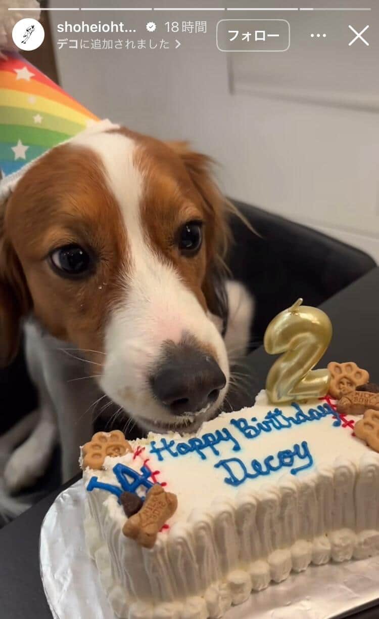 大谷翔平選手のインスタグラム（＠shoheiohtani）より