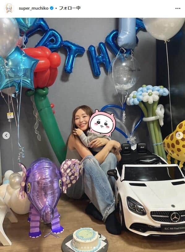 てんちむさんのインスタグラム（＠super_muchiko）より