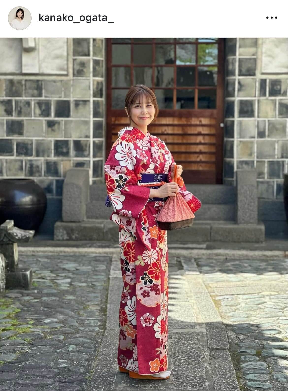 緒方かな子さんのインスタグラム（＠kanako_ogata_）より