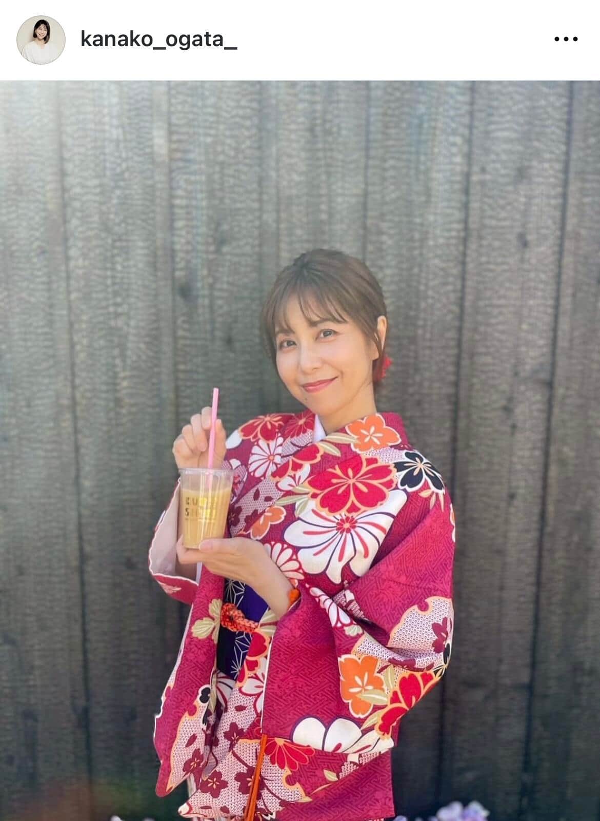 緒方かな子さんのインスタグラム（＠kanako_ogata_）より