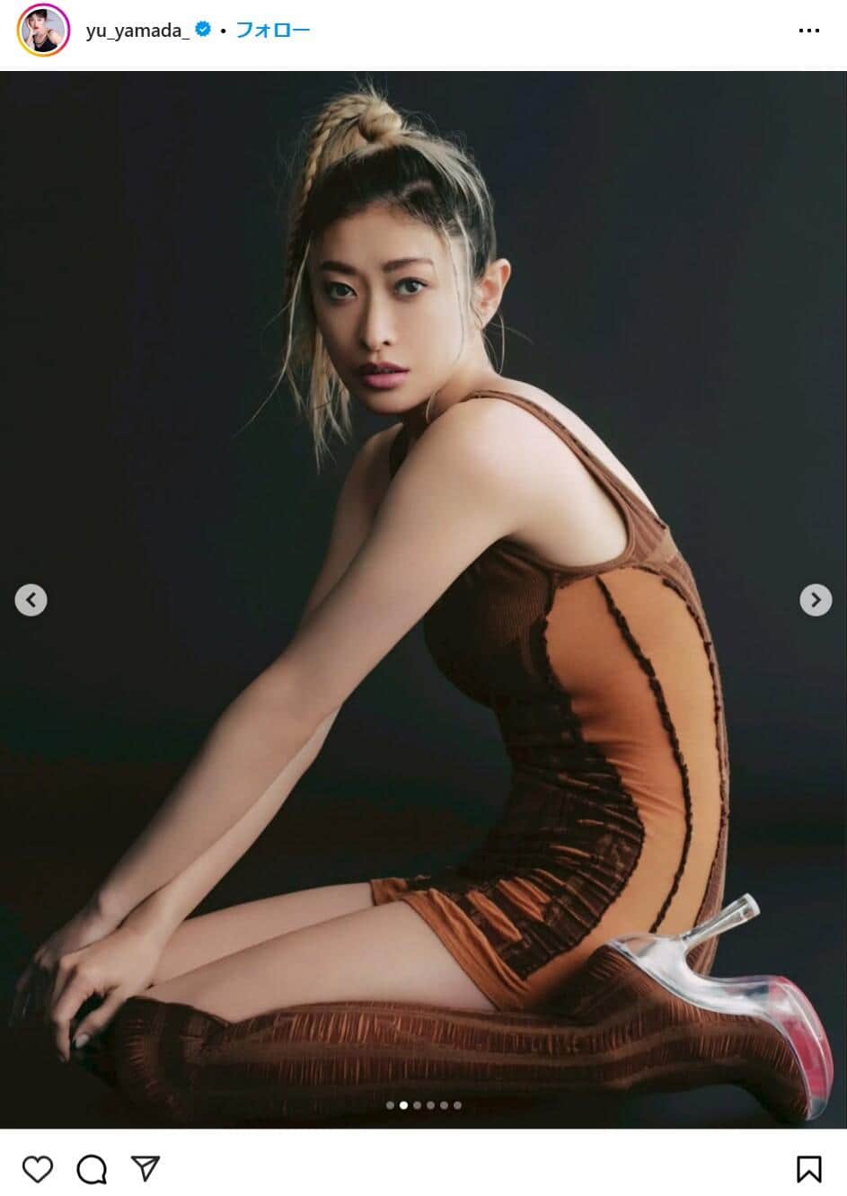 山田優さんのインスタグラムより（yu_yamada_）