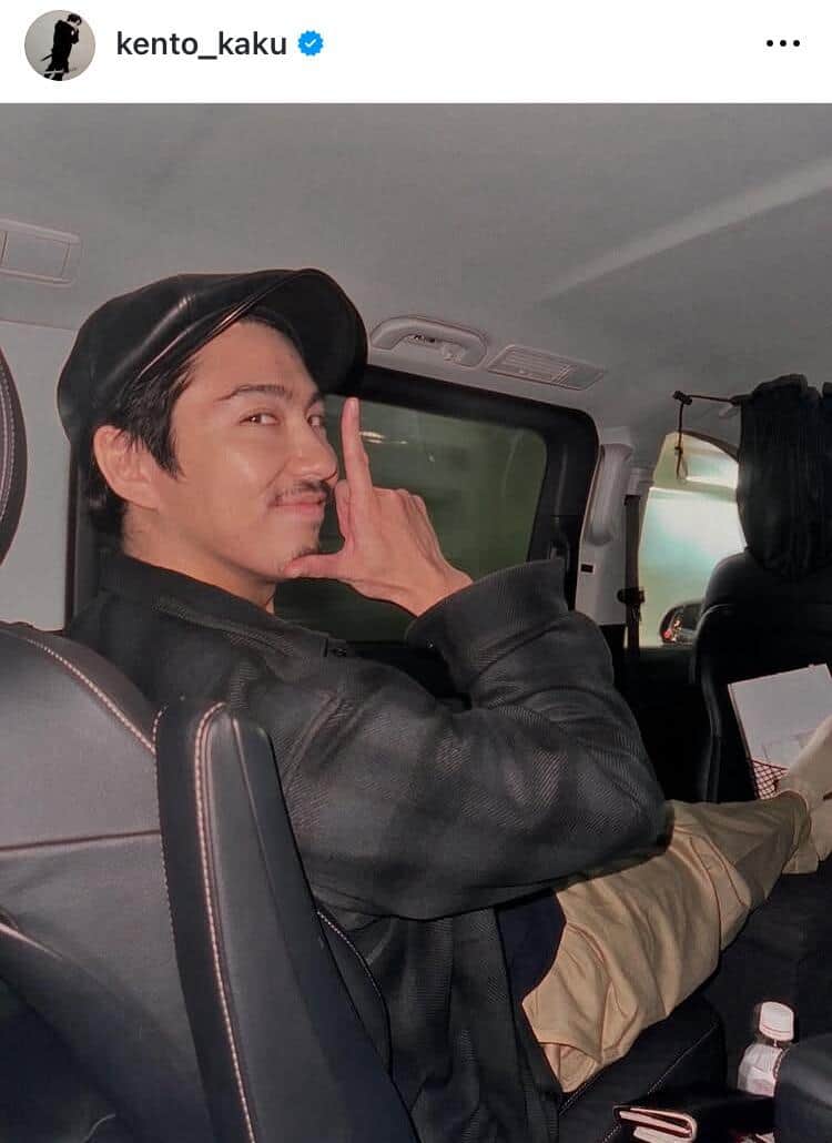 賀来賢人さんのインスタグラム（＠kento_kaku）より