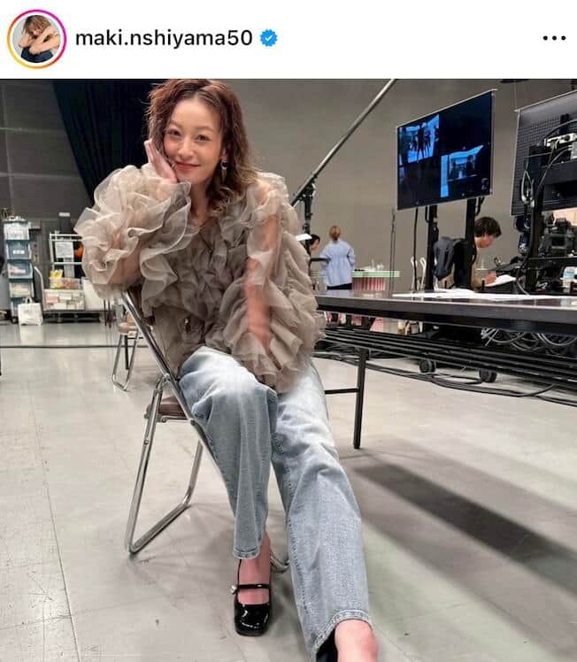 「綺麗すぎ」モデル西山茉希39歳、美脚あらわな私服ショットが破壊力抜群　「さすがのスタイルに惚れ惚れ」