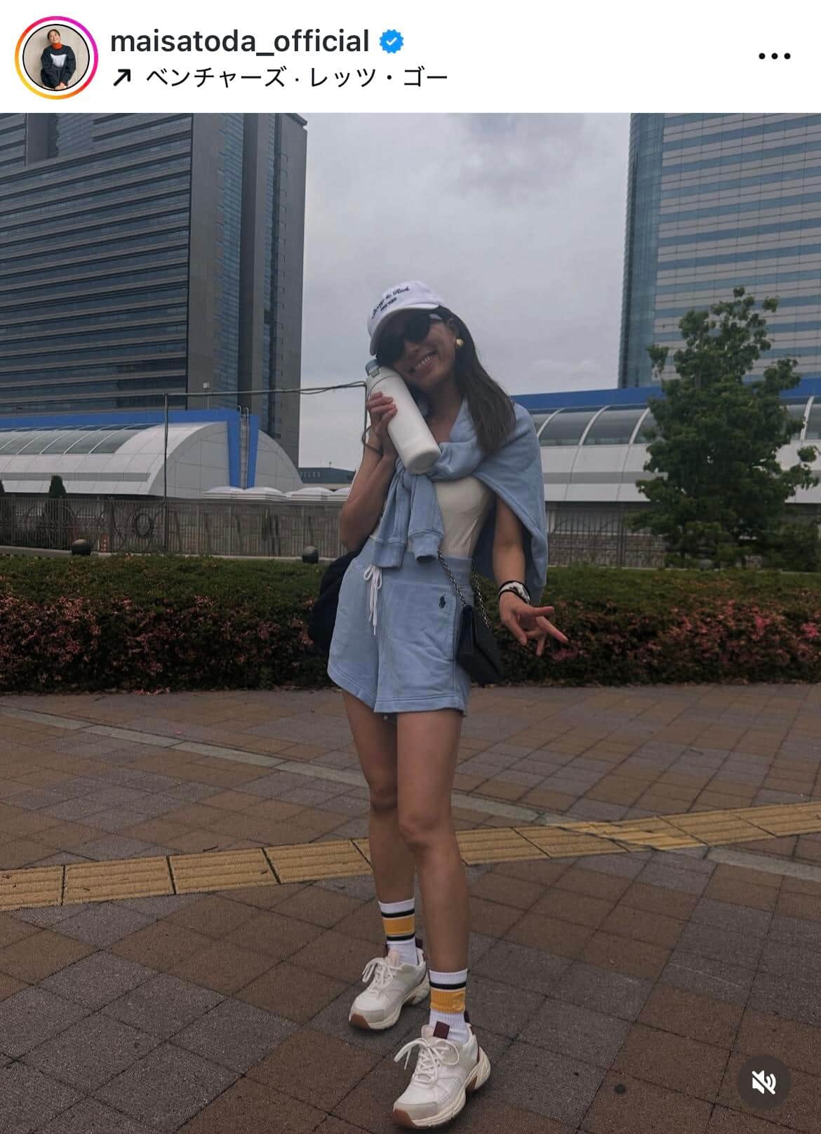 里田まいさんのインスタグラム（＠maisatoda_official）より