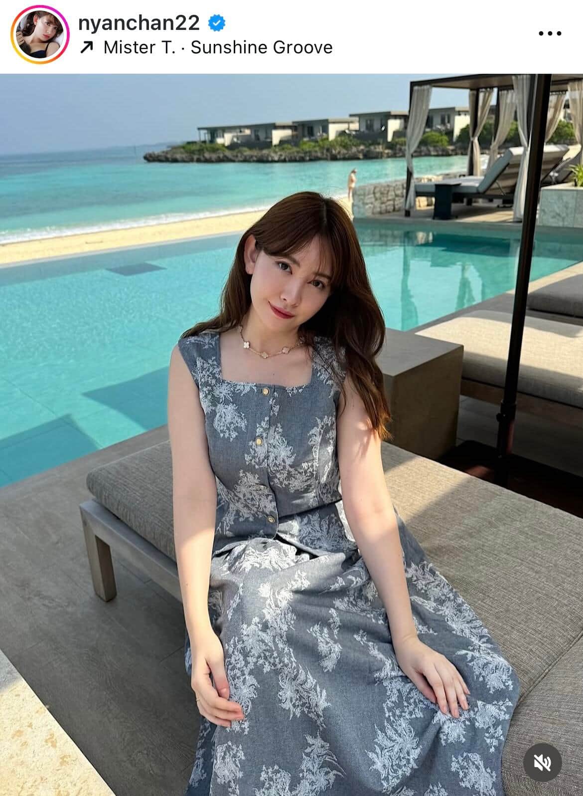 小嶋陽菜さんのインスタグラム（＠nyanchan22）より