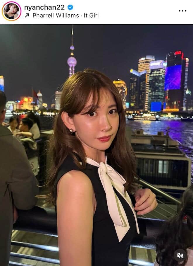 小嶋陽菜さんのインスタグラム（＠nyanchan22）より