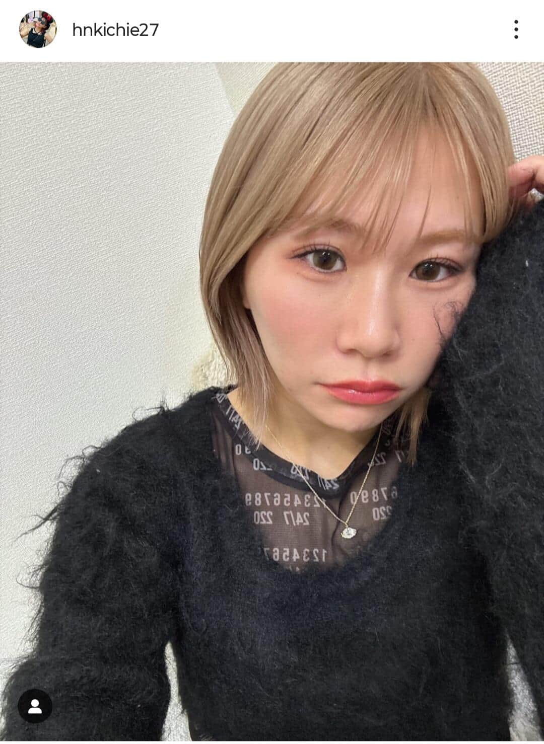 いちえさんのインスタグラム（＠hnkichie27）より