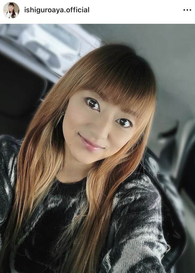 石黒彩さんのインスタグラム（＠ishiguroaya.official）より