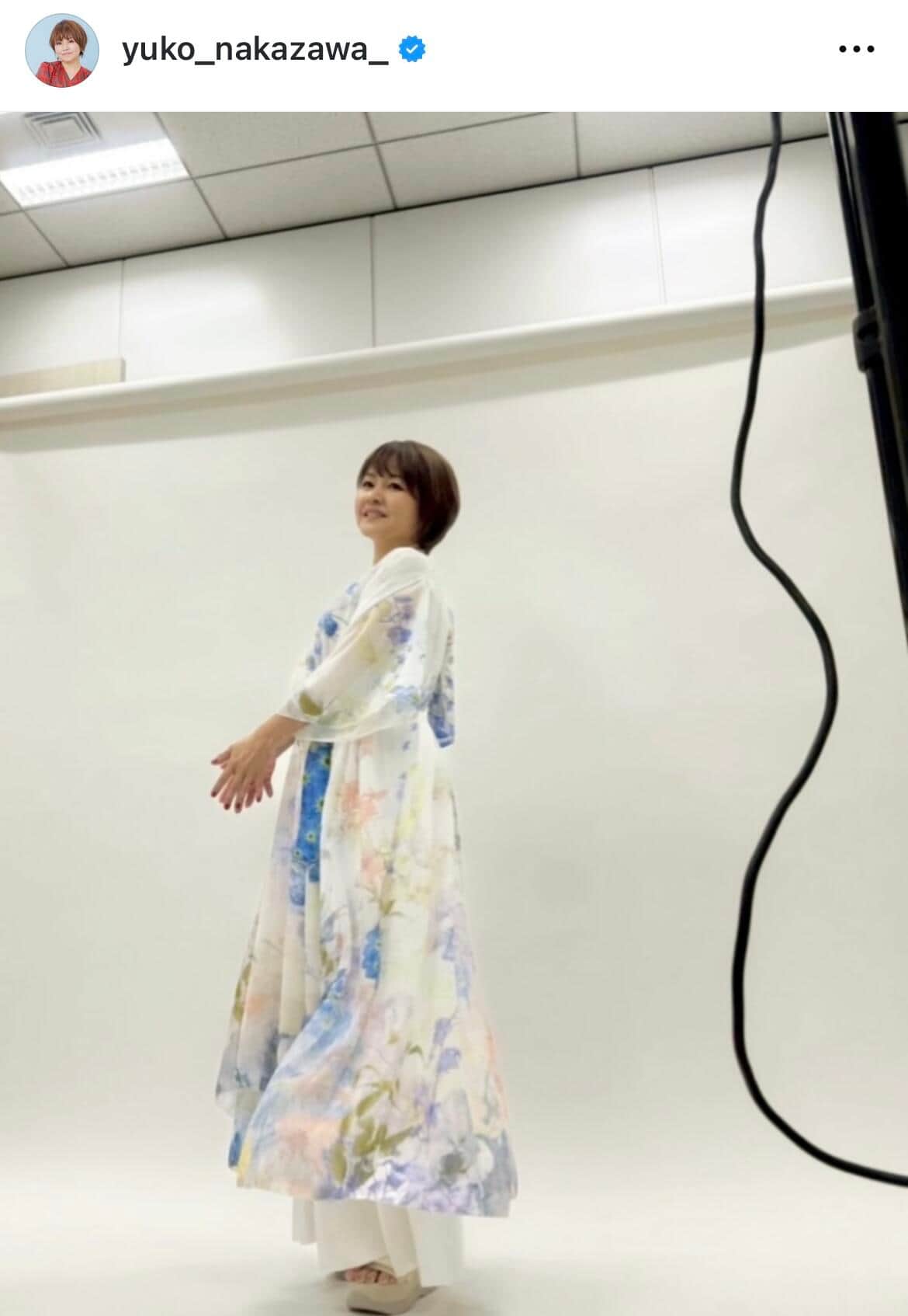 中澤裕子さんのインスタグラム（＠yuko_nakazawa_）より