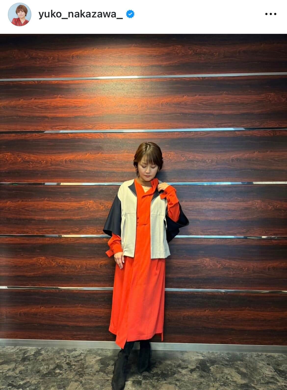中澤裕子さんのインスタグラム（＠yuko_nakazawa_）より