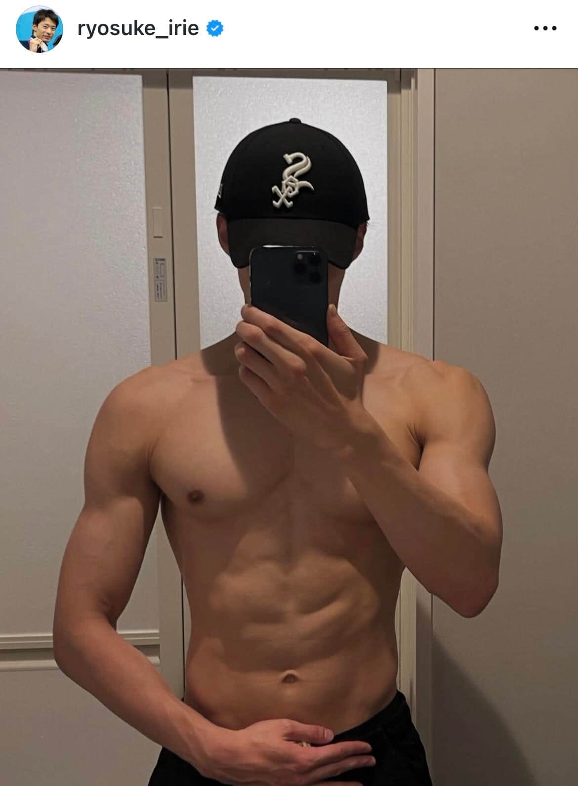 入江陵介さんのインスタグラム（＠ryosuke_irie）より