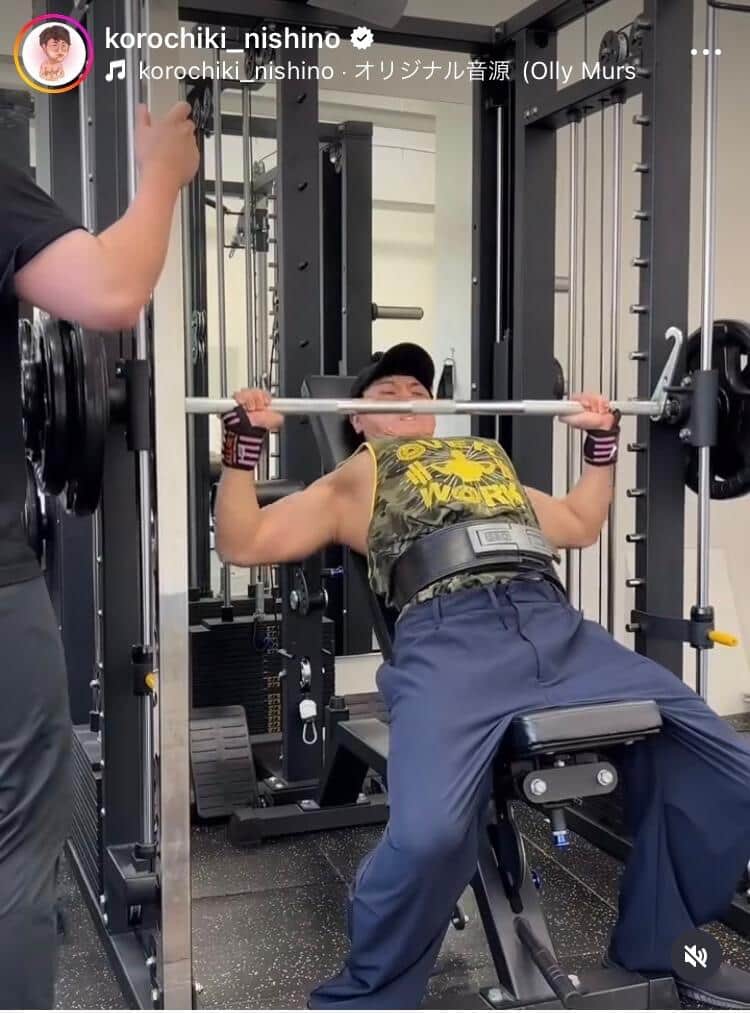 西野創人さんのインスタグラム（＠korochiki_nishino）より