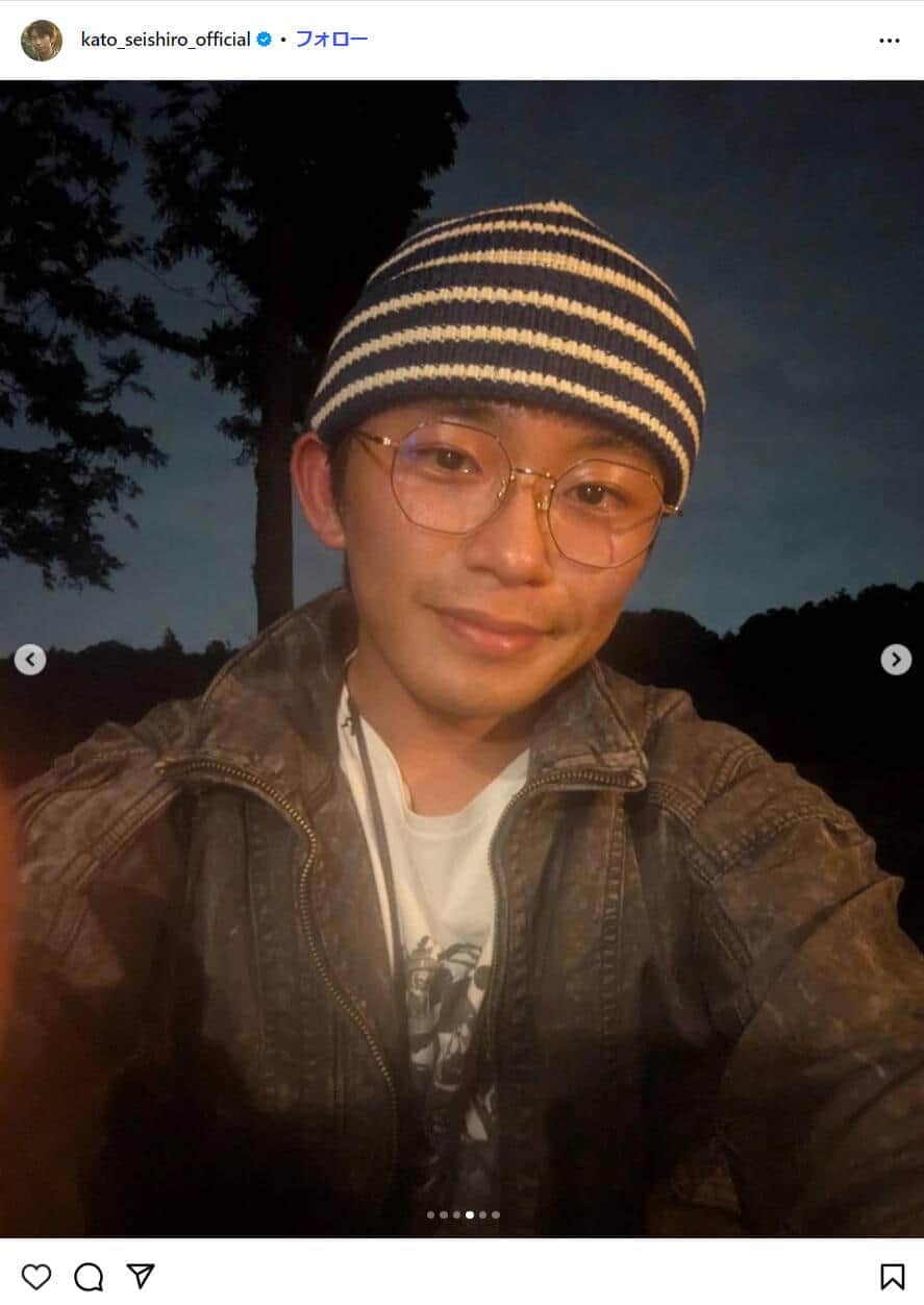 加藤清史郎、口＆あごひげ生やした姿が「ワイルドイケメン」と反響　「誰かと」「どタイプすぎる！」