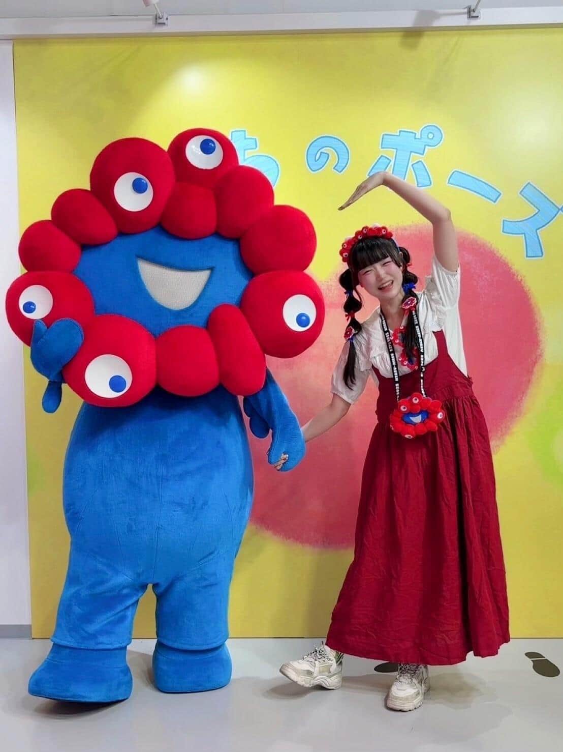 「ミャクミャクコーデ」のふわるさん。あっとほぉーむカフェ提供