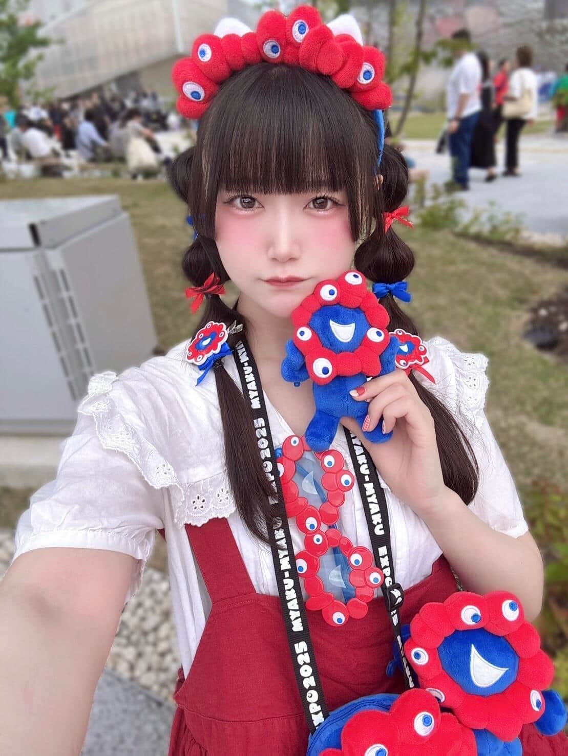 「ミャクミャクコーデ」のふわるさん。あっとほぉーむカフェ提供