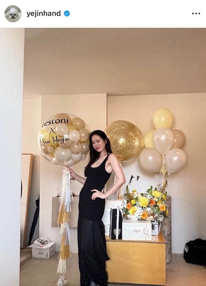 ソン・イェジンさんのインスタグラム（＠yejinhand）より