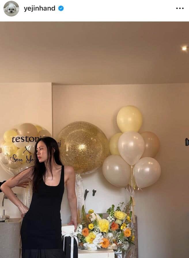 ソン・イェジンさんのインスタグラム（＠yejinhand）より