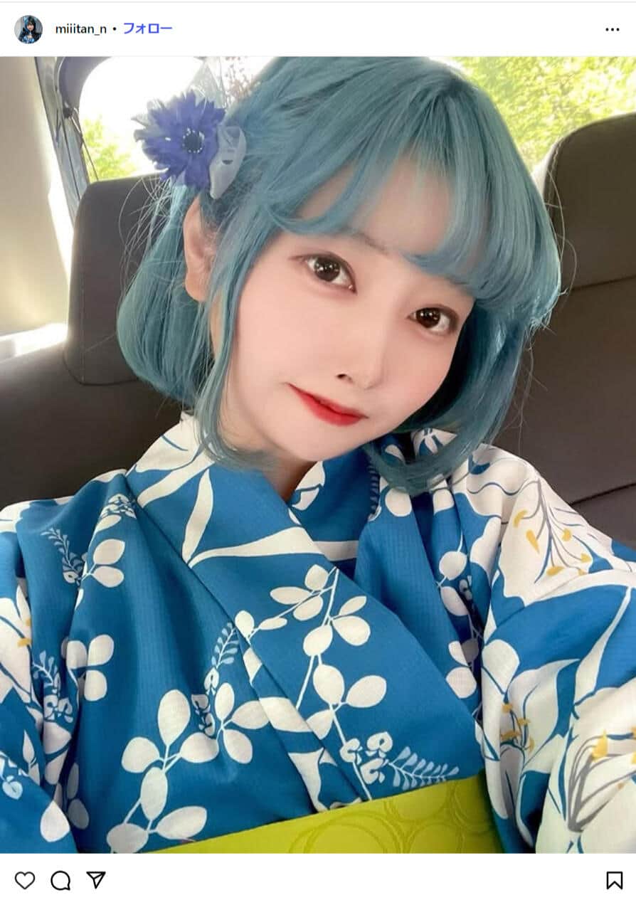 阿波みなみさんのインスタグラム（＠miiitan_n）より
