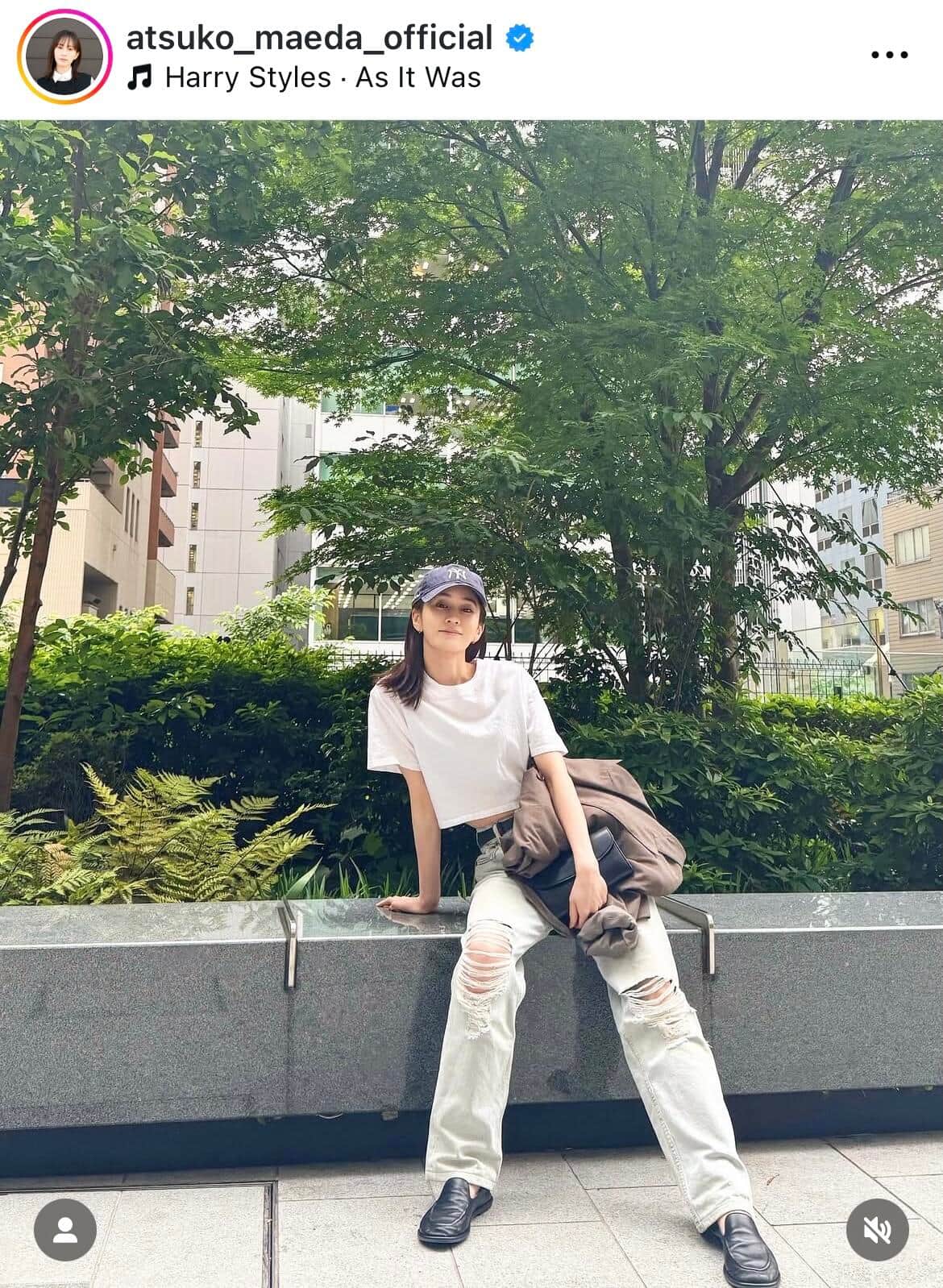 前田敦子さんのインスタグラム（＠atsuko_maeda_official）より