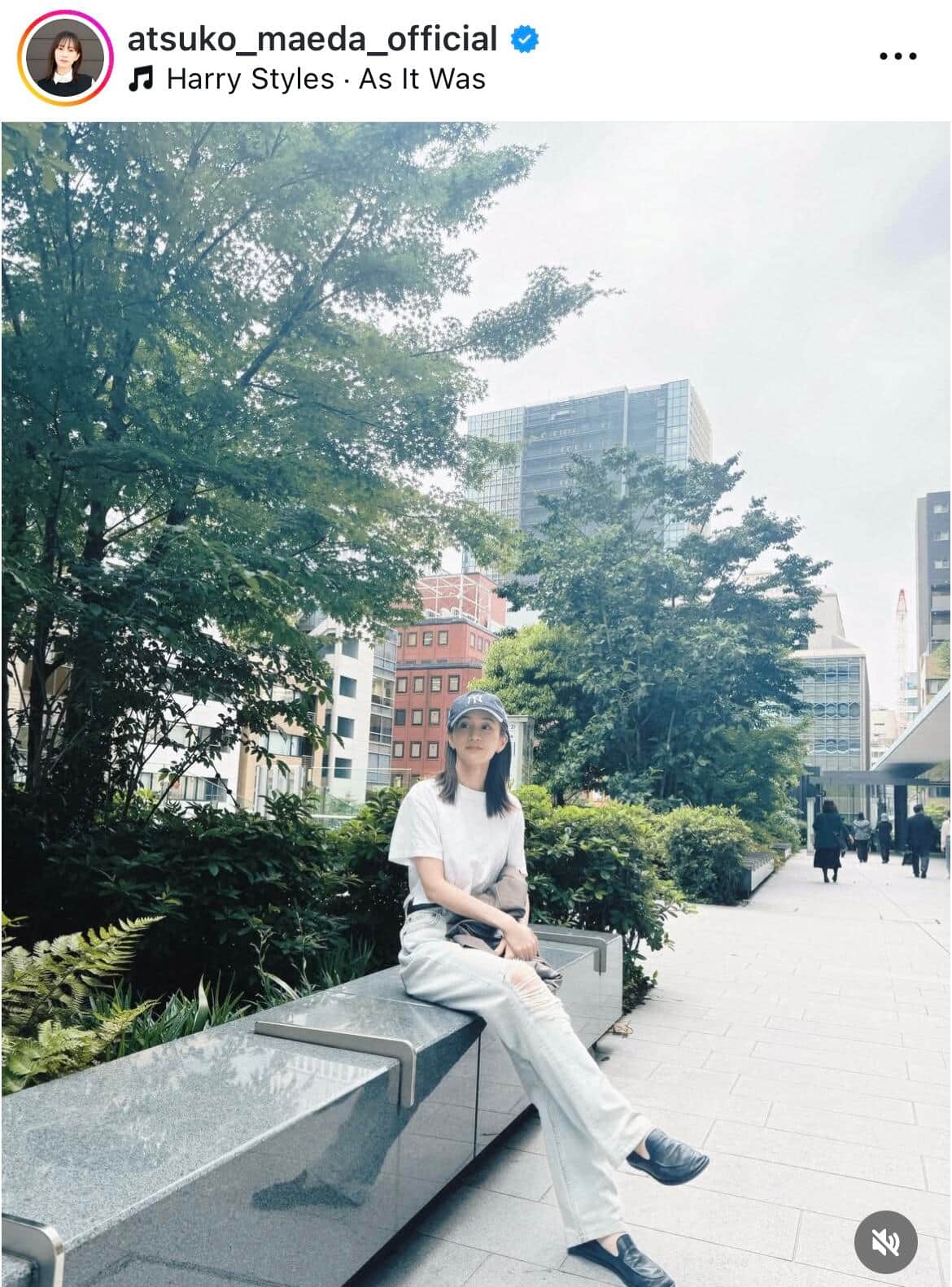 前田敦子さんのインスタグラム（＠atsuko_maeda_official）より