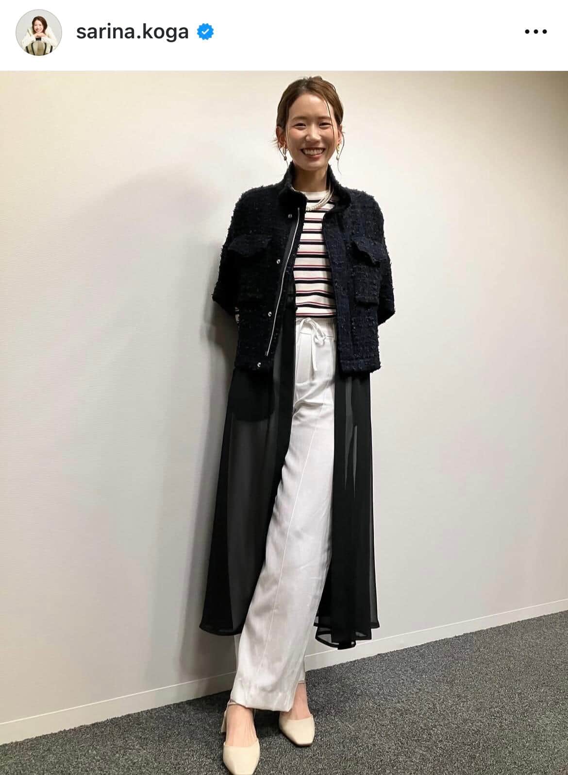 古賀紗理那さんのインスタグラム（＠sarina.koga）より