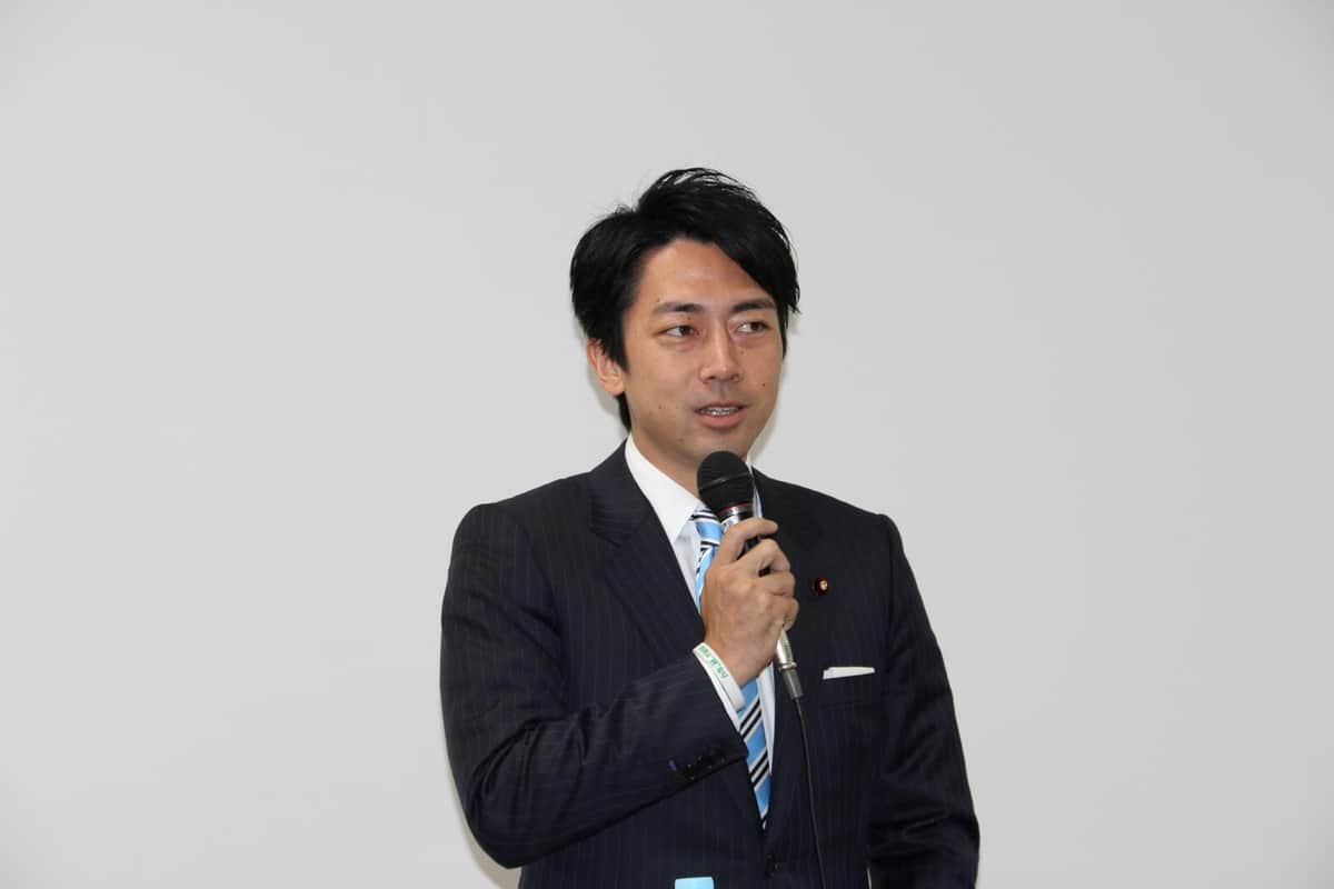 2015年当時の小泉進次郎氏（編集部撮影）