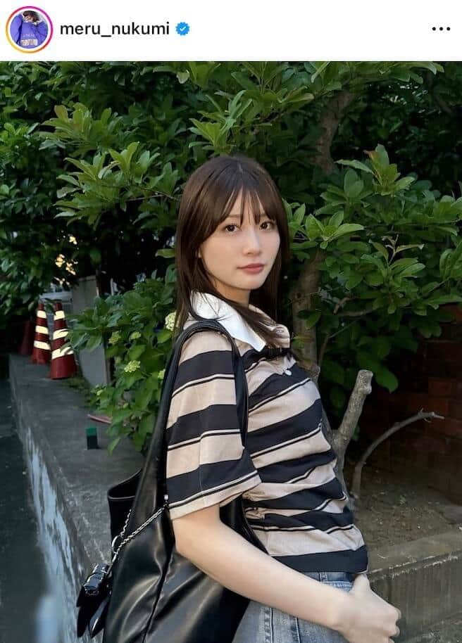 生見愛瑠さんのインスタグラム（＠meru_nukumi）より