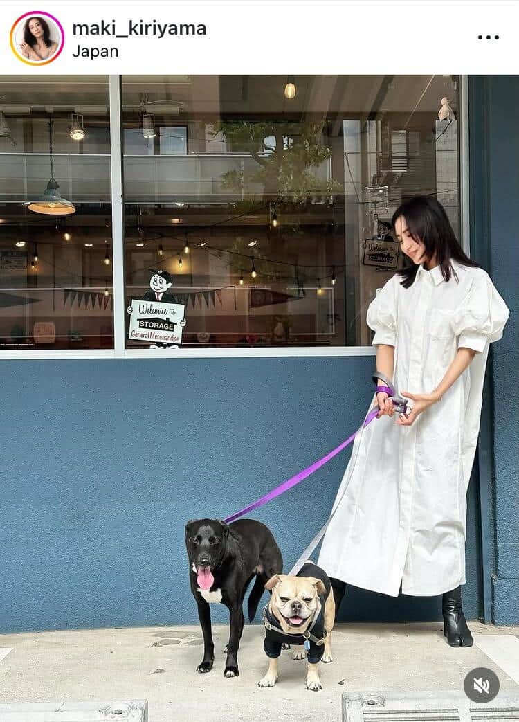 桐山マキさんのインスタグラム（＠maki_kiriyama）より