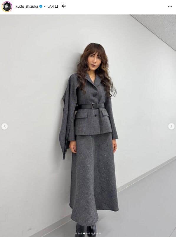 工藤静香さんのインスタグラム（＠kudo_shizuka）より