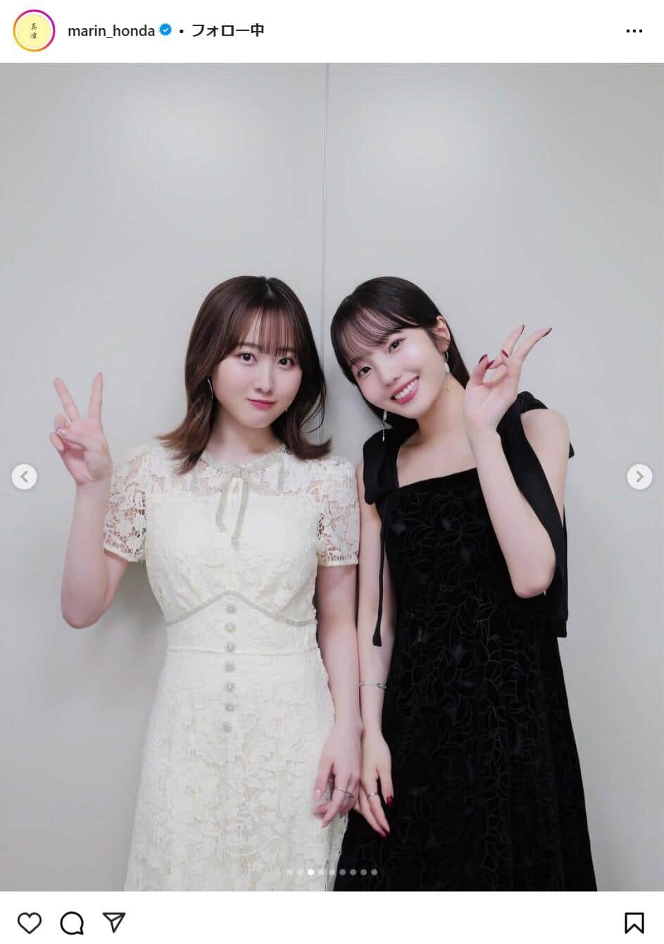 本田真凜さんのインスタグラムより（marin_honda）