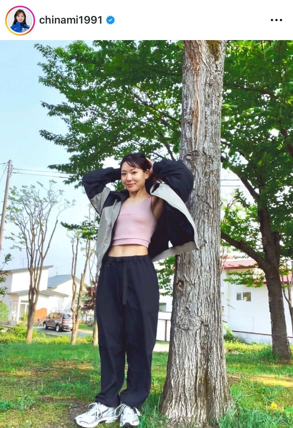 吉田知那美さんのインスタグラム（＠chinami1991）より