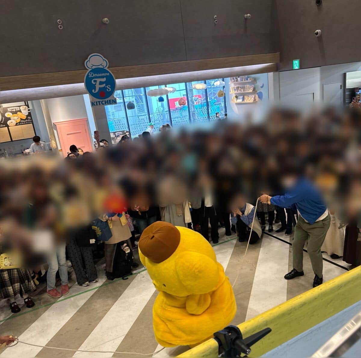 ポムポムプリンが大縄跳びに挑戦した、写真提供：Xユーザー・てのうち（＠tenouchim）さん