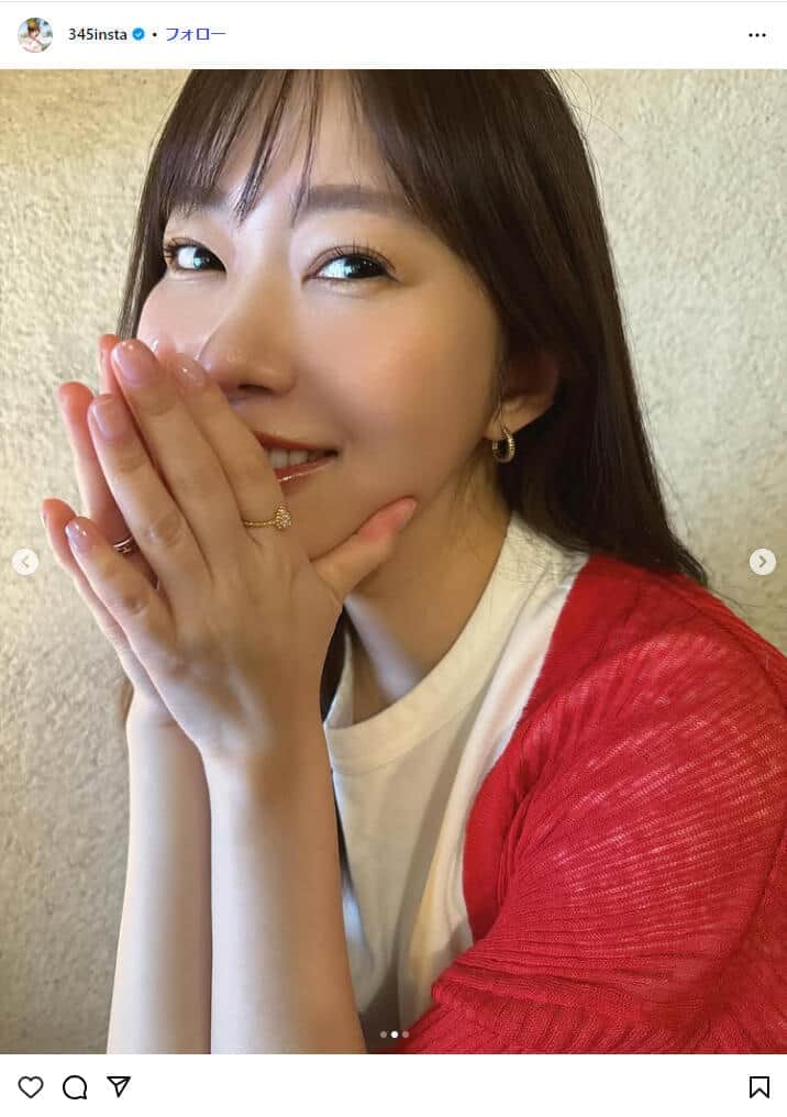 指原莉乃さんのインスタグラム（＠345insta）より