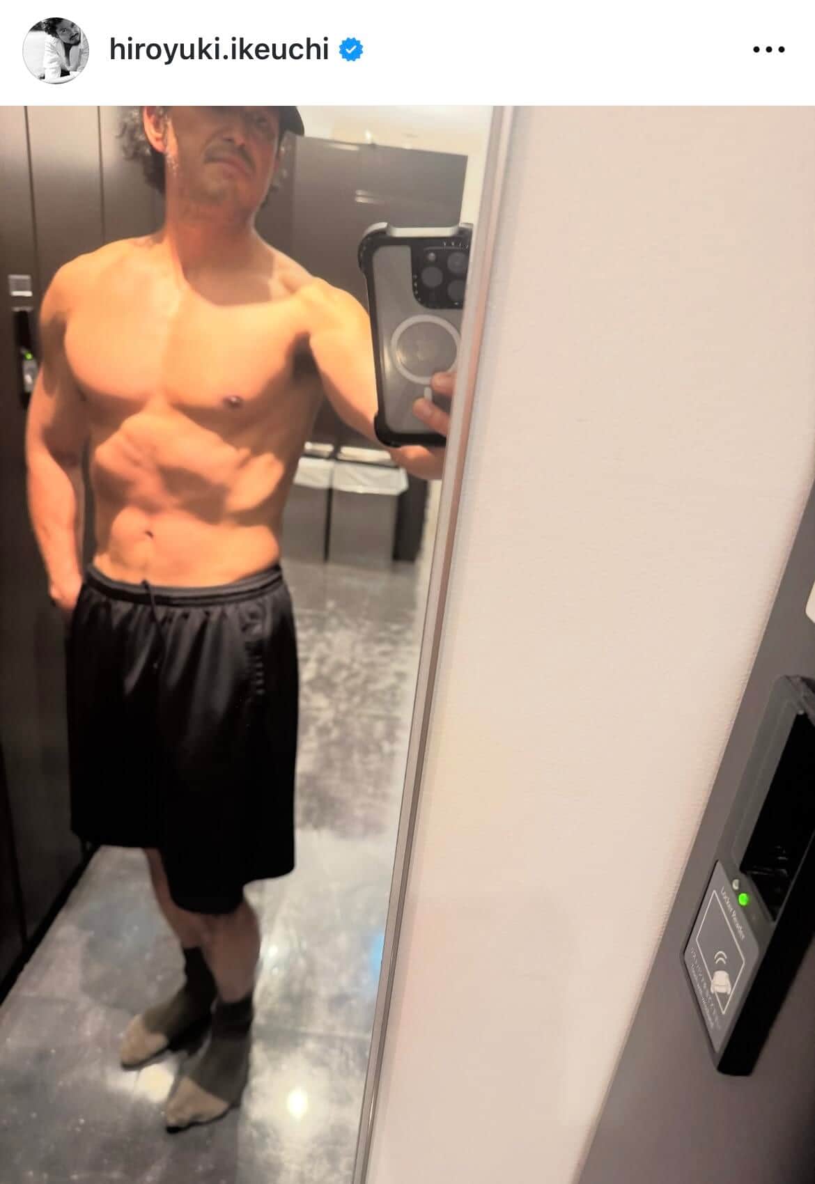 池内博之さんのインスタグラム（＠hiroyuki.ikeuchi）より
