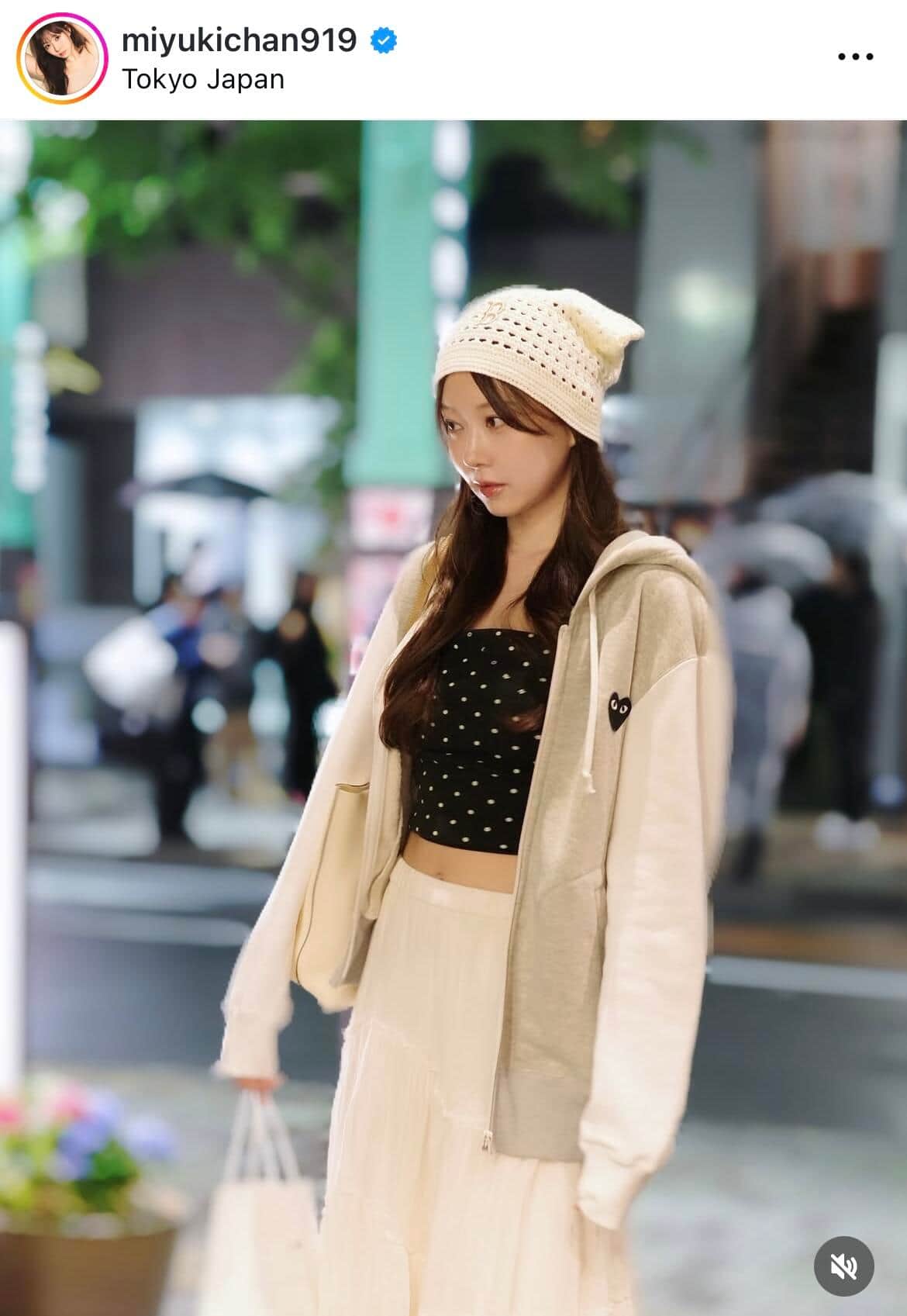 渡辺美優紀さんのインスタグラム（＠miyukichan919）より