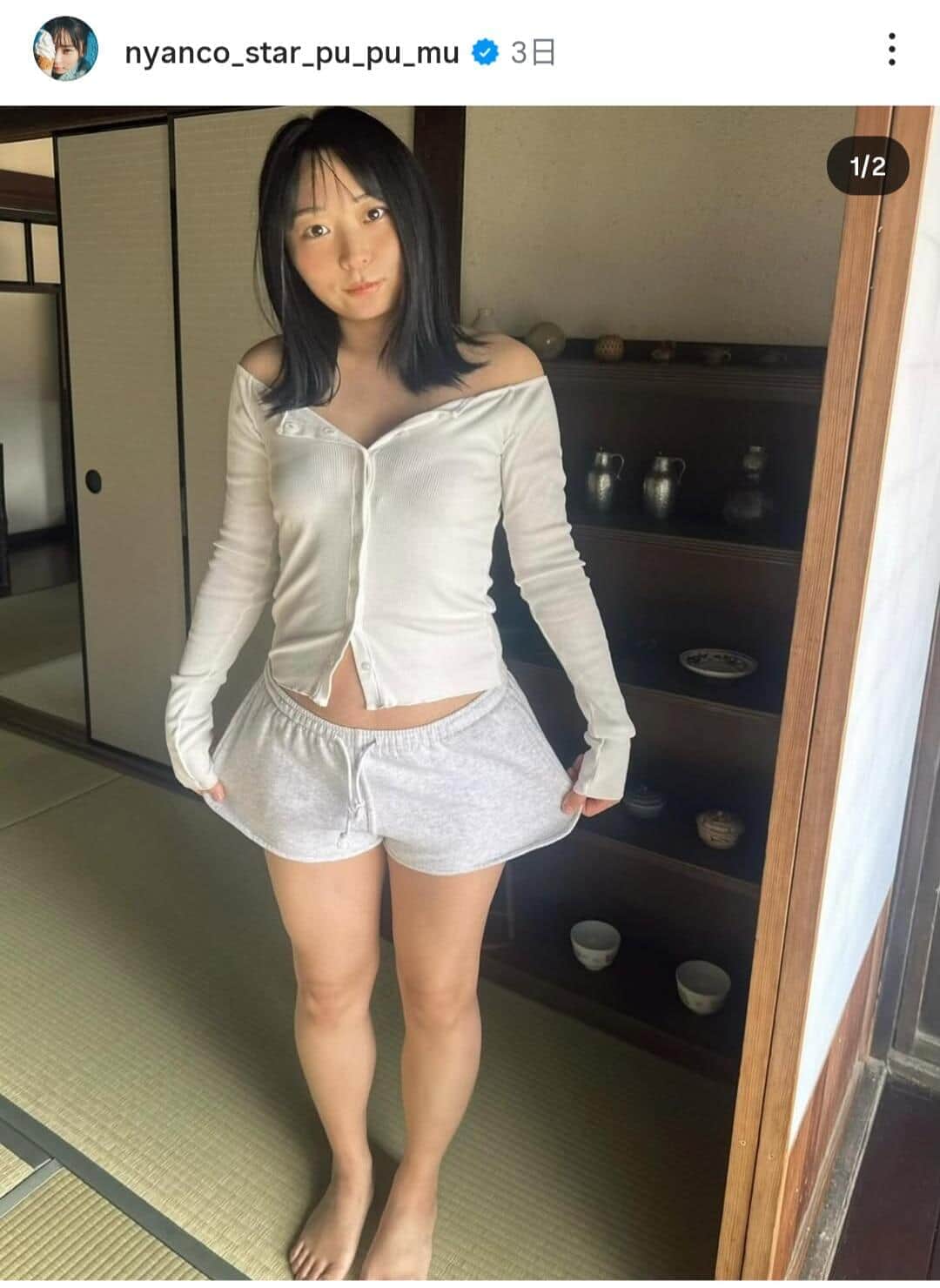 アンゴラ村長さんのインスタグラム（＠nyanco_star_pu_pu_mu）より