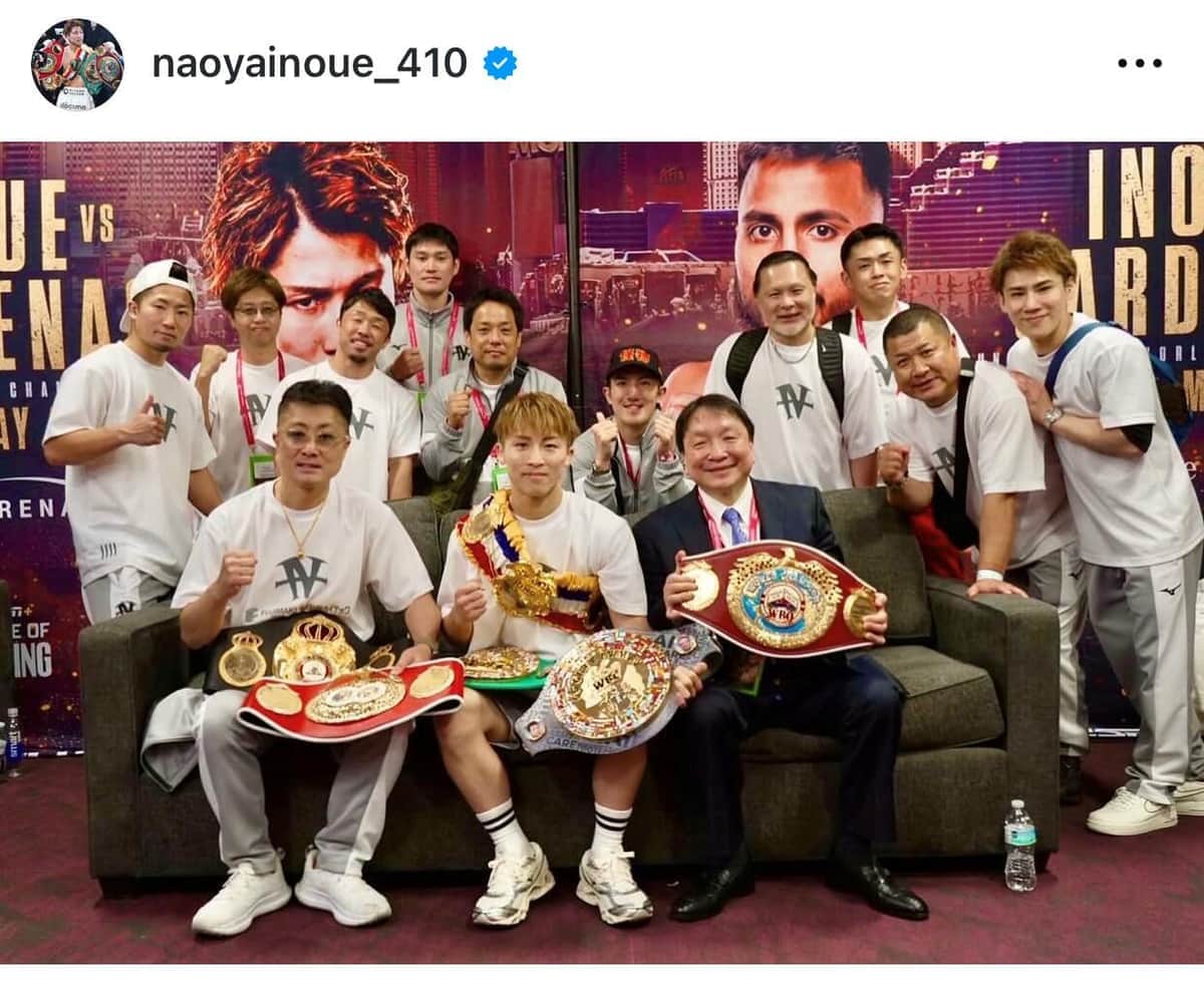 チーム井上（井上のインスタグラムより）