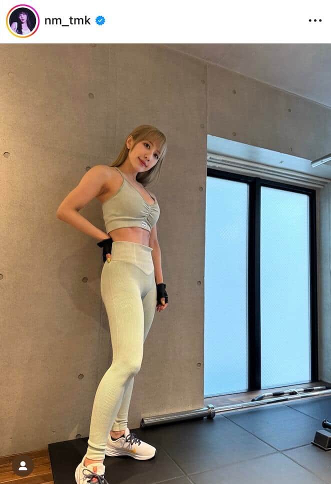 玉置成実さんのインスタグラム（＠nm_tmk）より