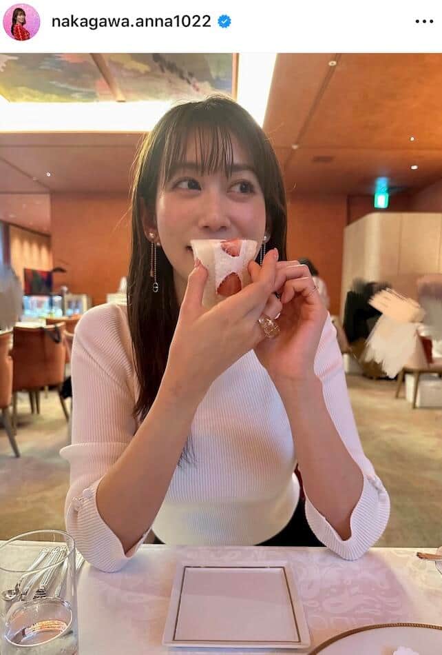 中川安奈さんのインスタグラム（＠nakagawa.anna1022）より