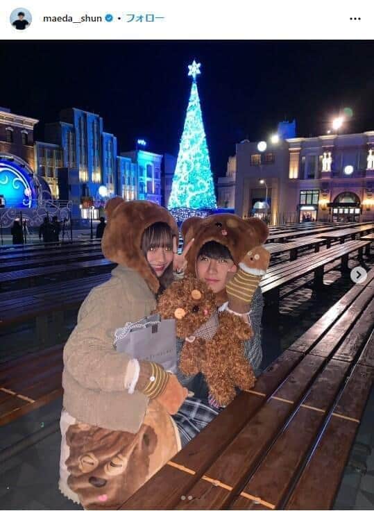 「しゅんまや」はツーショットの離婚報告が話題になった。写真は前田俊さんのインスタグラム（＠maeda__shun）から
