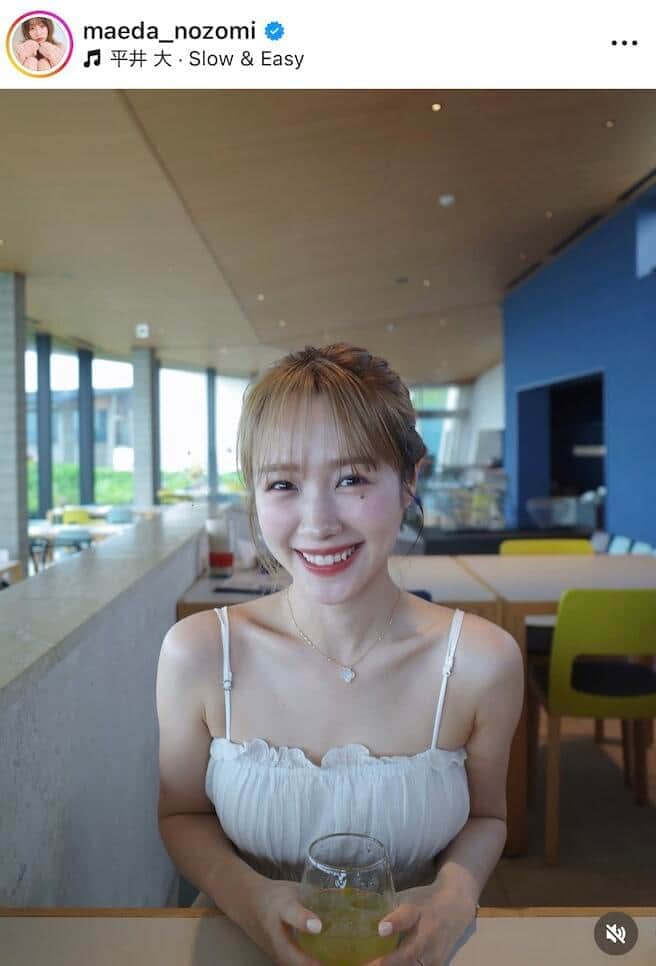 前田希美さんのインスタグラム（＠maeda_nozomi）より
