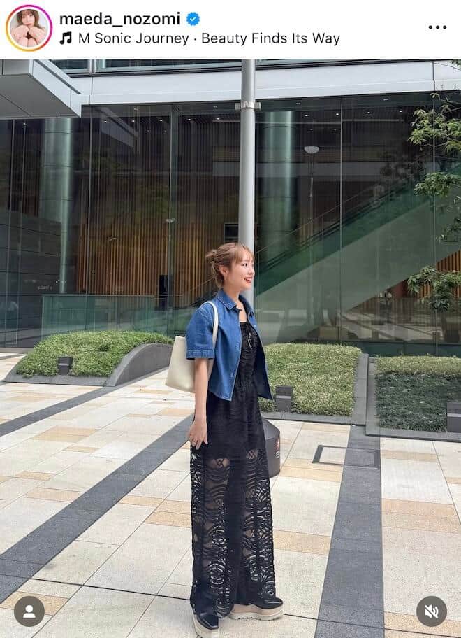 前田希美さんのインスタグラム（＠maeda_nozomi）より