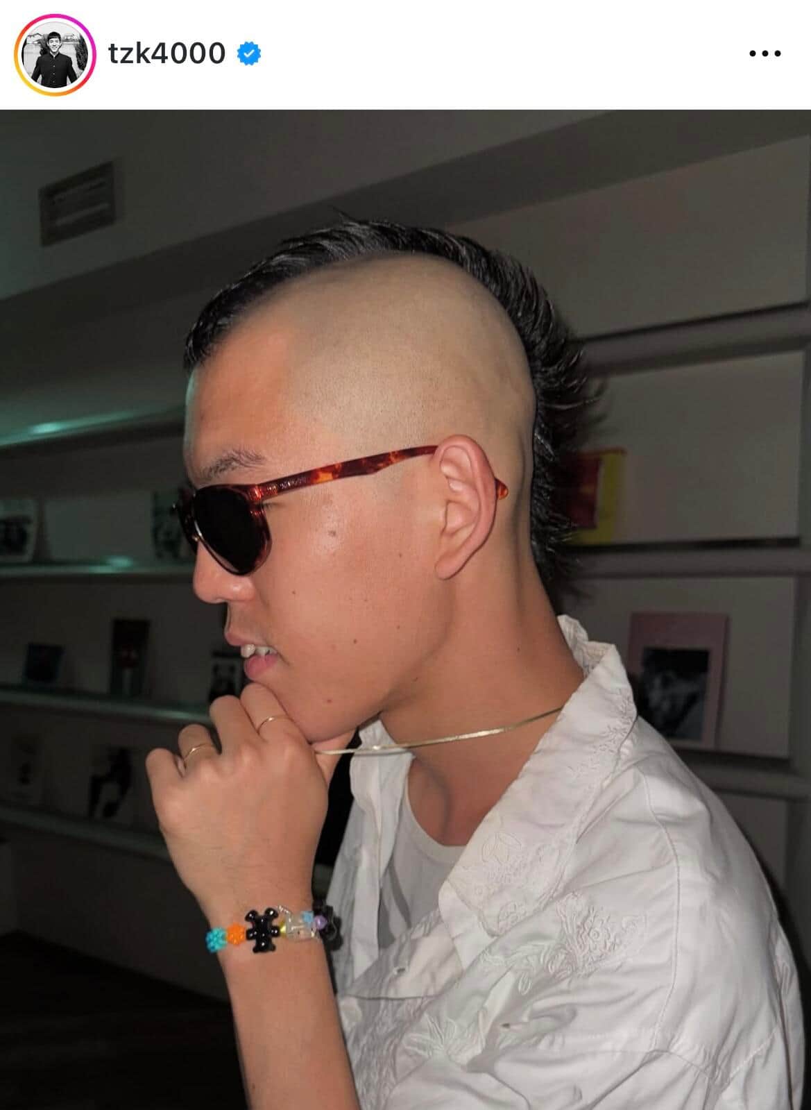 都築拓紀さんのインスタグラム（＠tzk4000）より