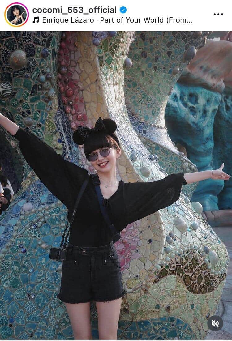 Cocomiさんのインスタグラム（＠cocomi_553_official）より