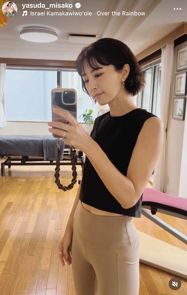 安田美沙子さんのインスタグラム（＠yasuda_misako）より